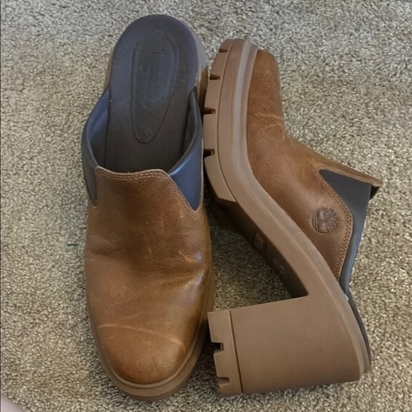 Timberland Shoes - Timberland Brown Slip-On Loafers size 10